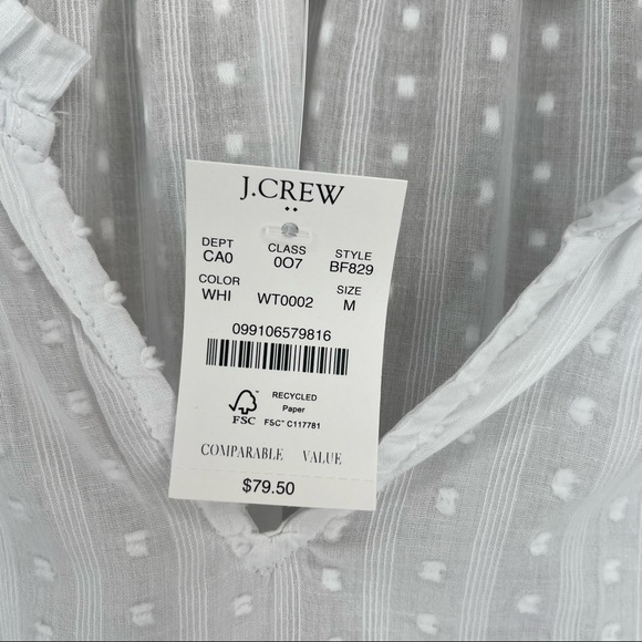 **SOLD** J.Crew Factory Printed Artist Blouse - Picture 10 of 10